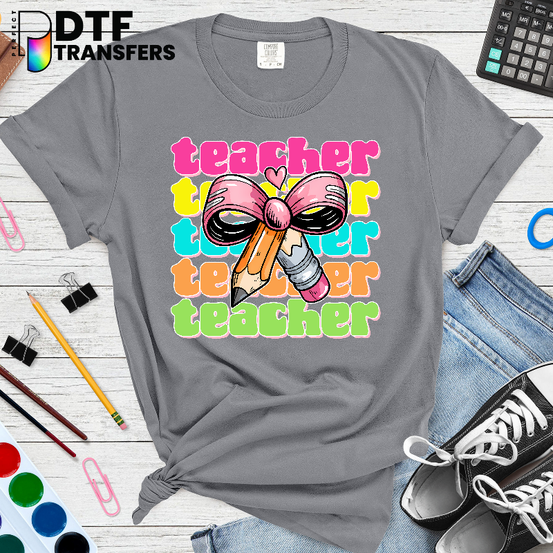It's a beautiful day to teach. – Teacher DTF Transfer