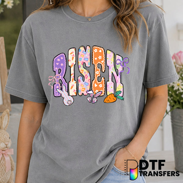 RISEN SPRING EASTER – DTF Transfer