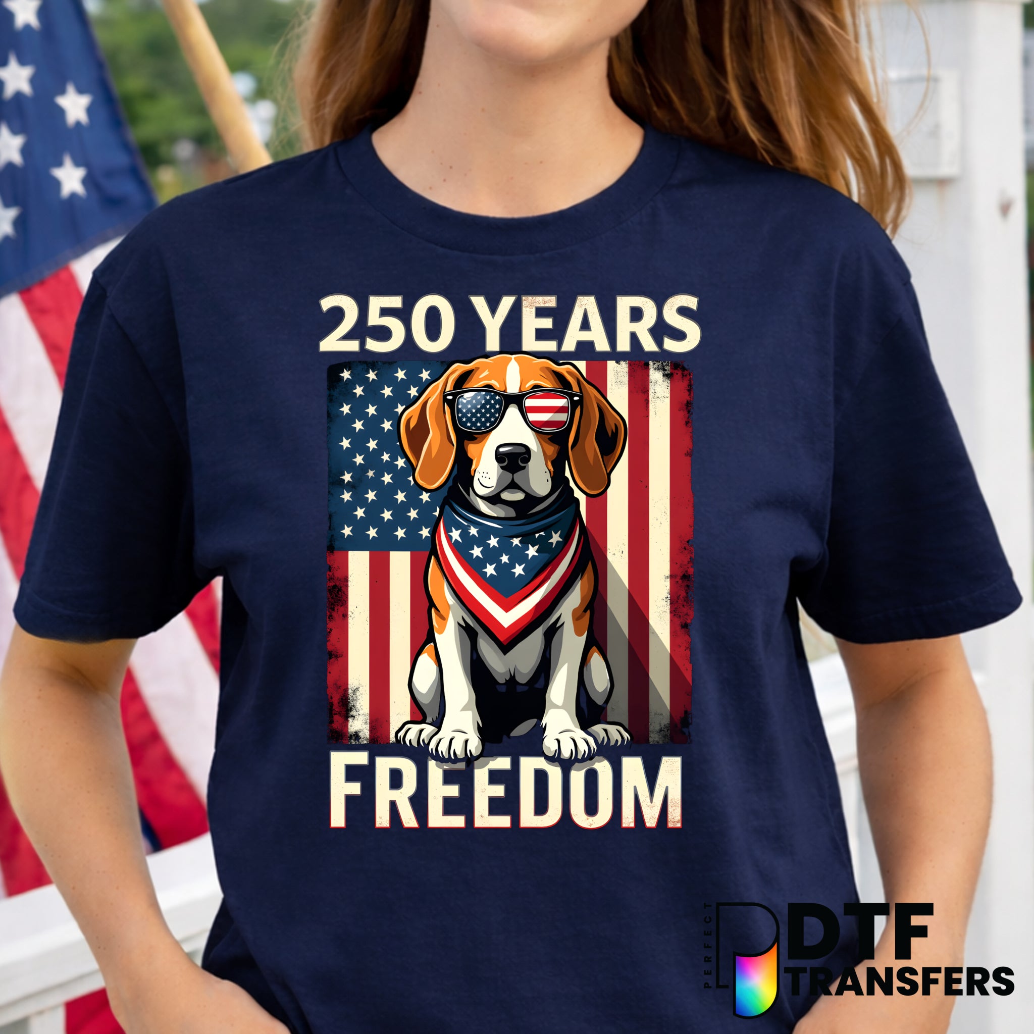 250 YEARS FREEDOM – Fourth of July DTF Transfer