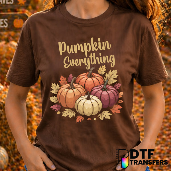 Pumpkin Everything – Thanksgiving DTF Transfer