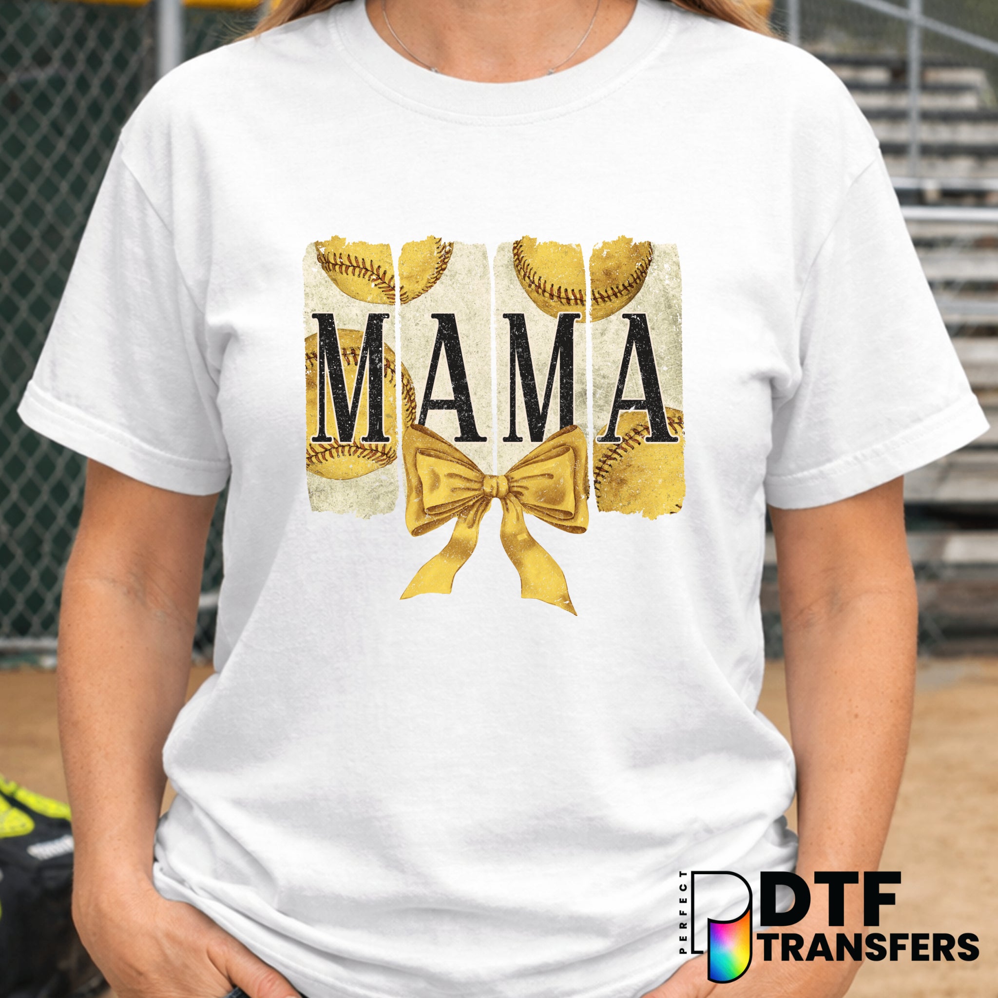 Retro Mama – Softball DTF Transfer