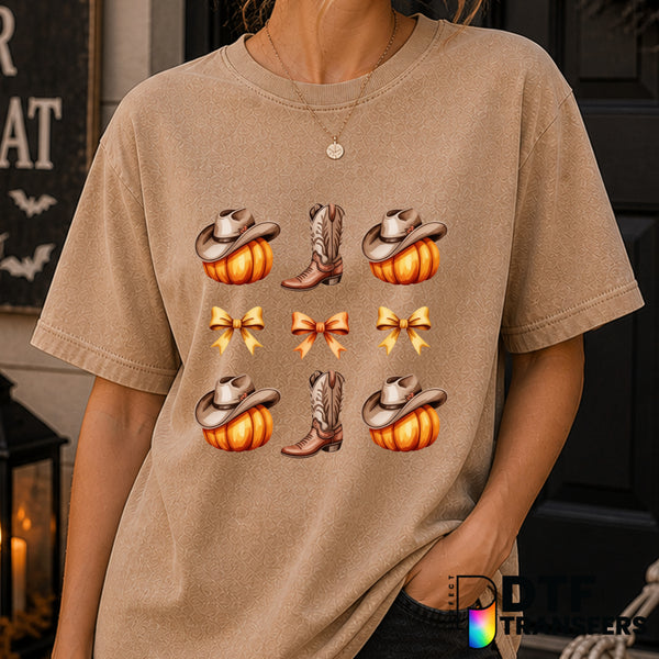 Halloween Cowgirl Boot – Halloween DTF Transfer