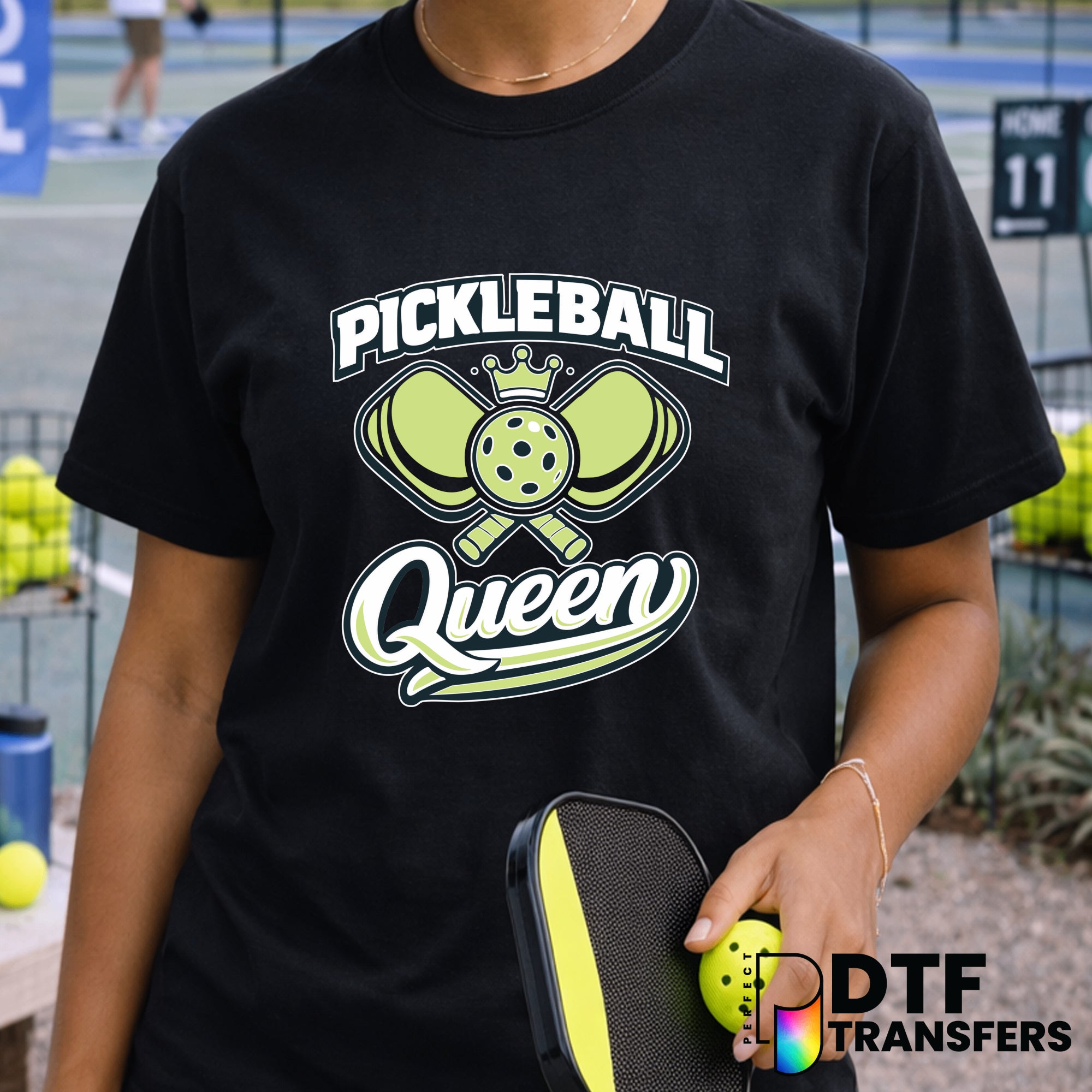 Pickleball Queen – Pickleball DTF Transfer