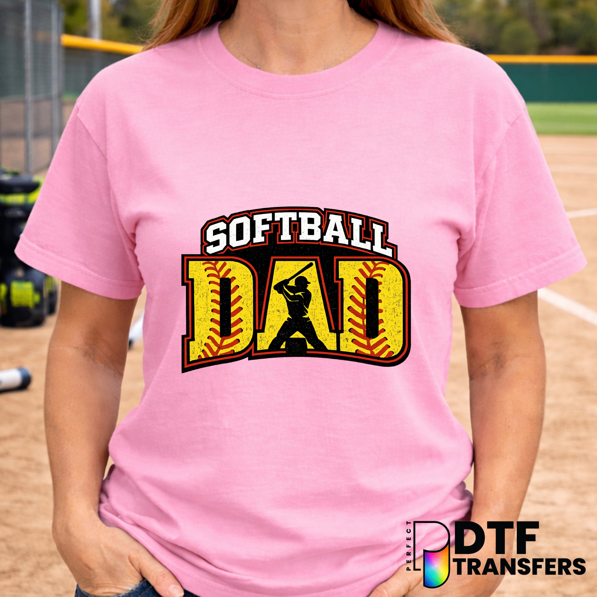 SOFTBALL DAD – Softball DTF Transfer