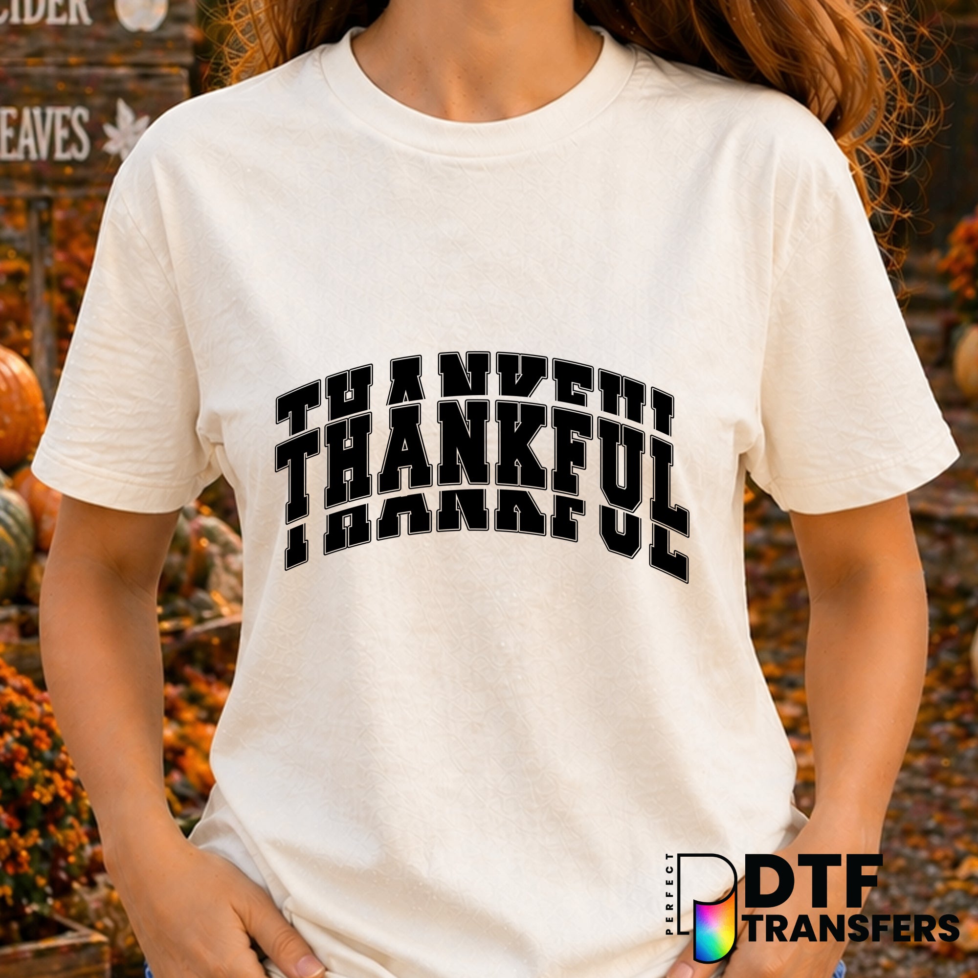 Thankful Varsity – Thanksgiving DTF Transfer
