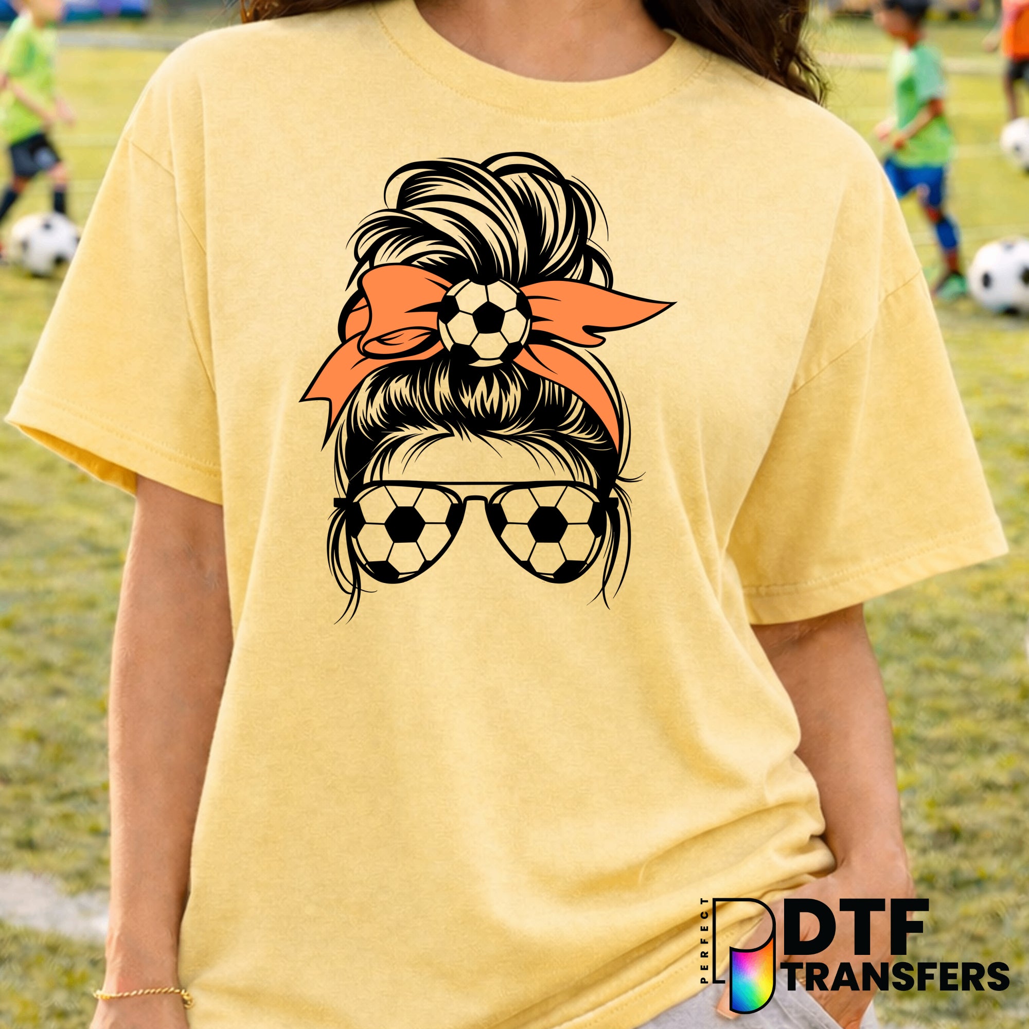 Soccer Mom – Soccer DTF Transfer