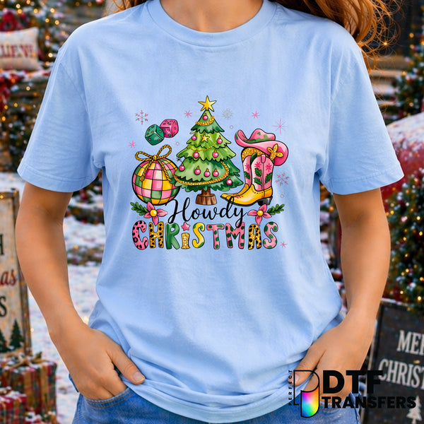 Howdy Christmas – Christmas DTF Transfer