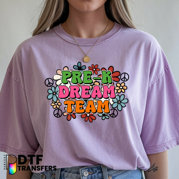 Pre-K Dream Team – Teacher DTF Transfer