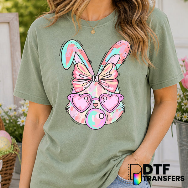 Pink Coquette Happy Easter – DTF Transfer