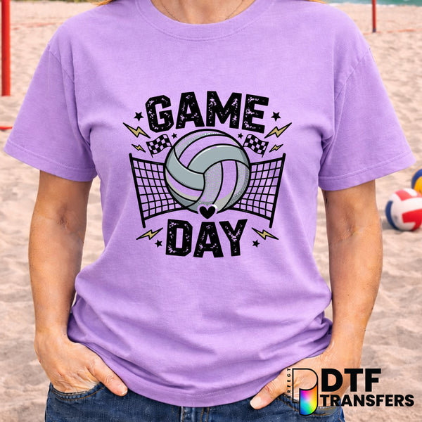 GAME DAY VOLLEYBALL Retro – DTF Transfer