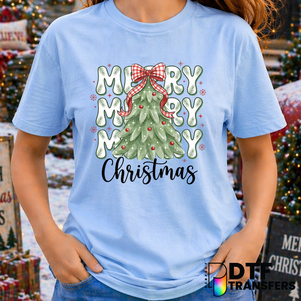 Merry Christmas – Christmas DTF Transfer