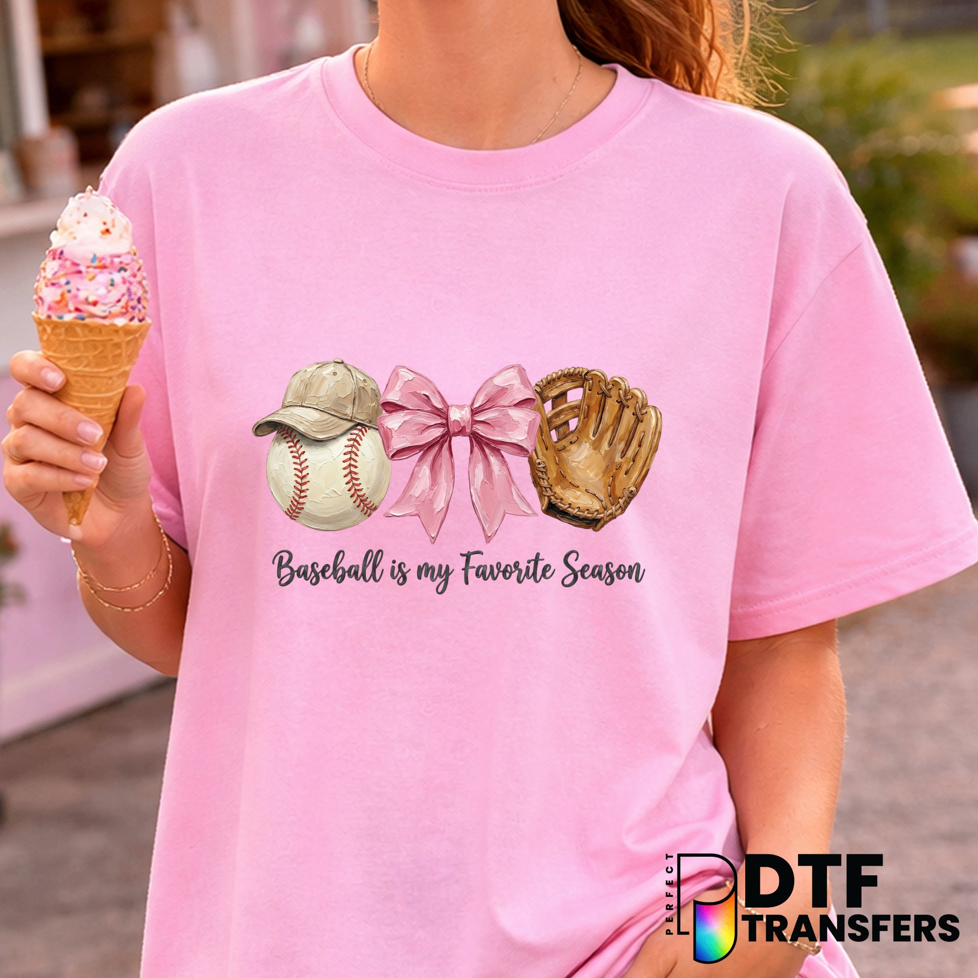 Baseball Is My Favorite Season – Baseball DTF Transfer