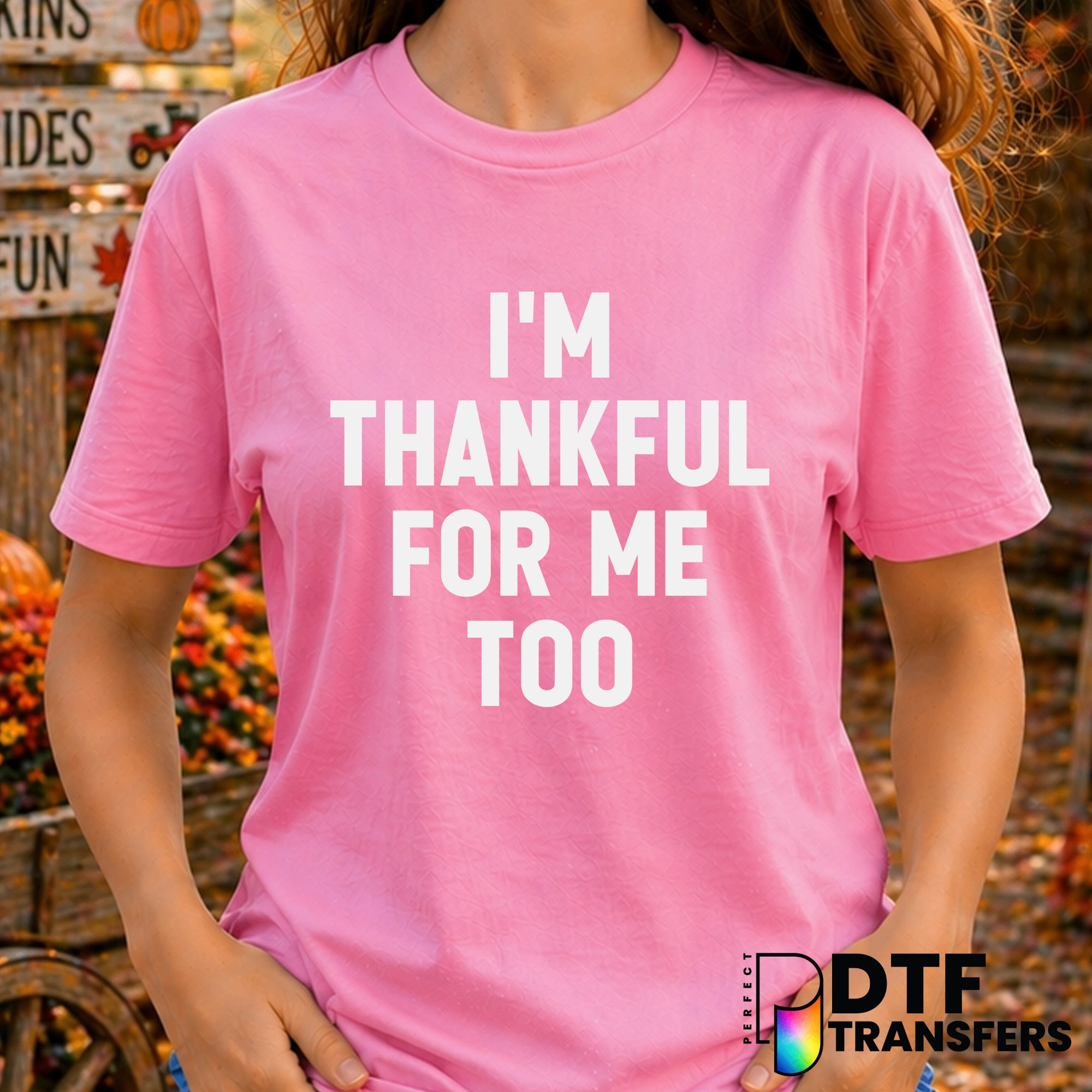 Grateful & Thankful – Thanksgiving DTF Transfer