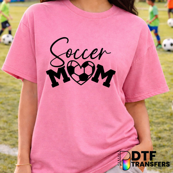 SOCCER MOM – Soccer DTF Transfer