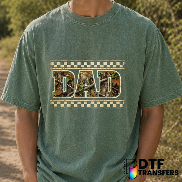 DAD Camo Hunting – Father's Day DTF Transfer (view 2 of 2) – by Perfect DTF Transfers – Premade DTF Transfers – Father's D...