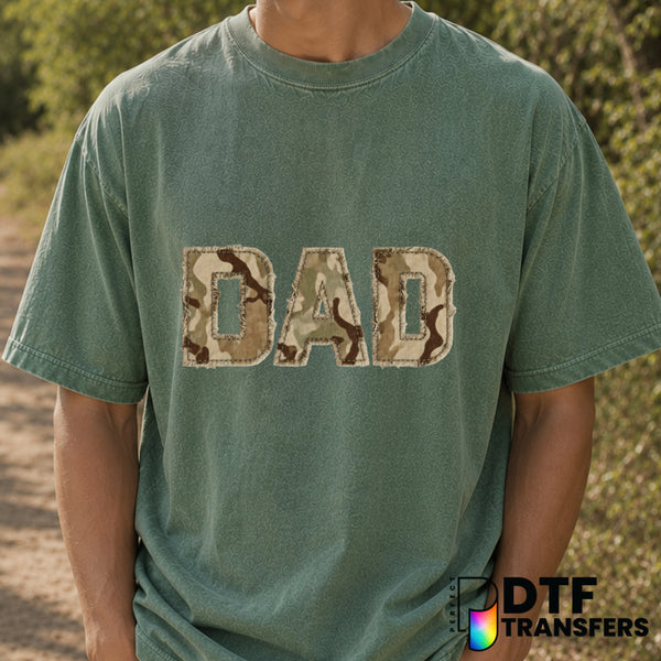 DAD – Father's Day DTF Transfer (view 1 of 2) – by Perfect DTF Transfers – Premade DTF Transfers – Father's Day, Dad