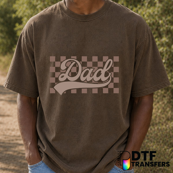 DAD – Father's Day DTF Transfer (view 2 of 2) – by Perfect DTF Transfers – Premade DTF Transfers – Father's Day, Dad
