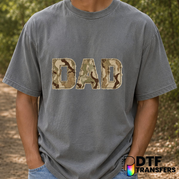 DAD – Father's Day DTF Transfer (view 2 of 2) – by Perfect DTF Transfers – Premade DTF Transfers – Father's Day, Dad