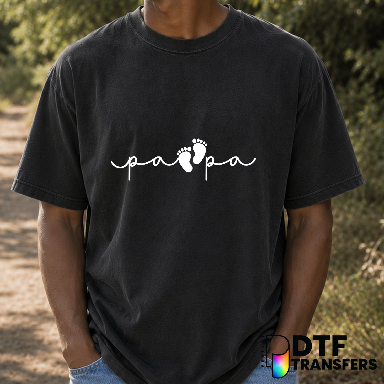 DAD The Man The Myth The Legend – Father's Day DTF Transfer (view 1 of 2) – by Perfect DTF Transfers – Premade DTF Transfe...