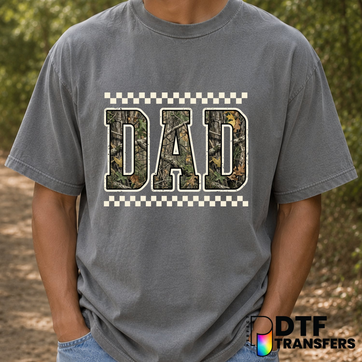 DAD THE MAN THE MYTH THE LEGEND – Father's Day DTF Transfer (view 2 of 2) – by Perfect DTF Transfers – Premade DTF Transfe...