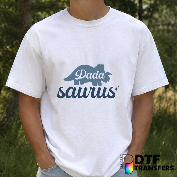 Dadasaurus – Father's Day DTF Transfer – by Perfect DTF Transfers – Premade DTF Transfers – Father's Day, Dad