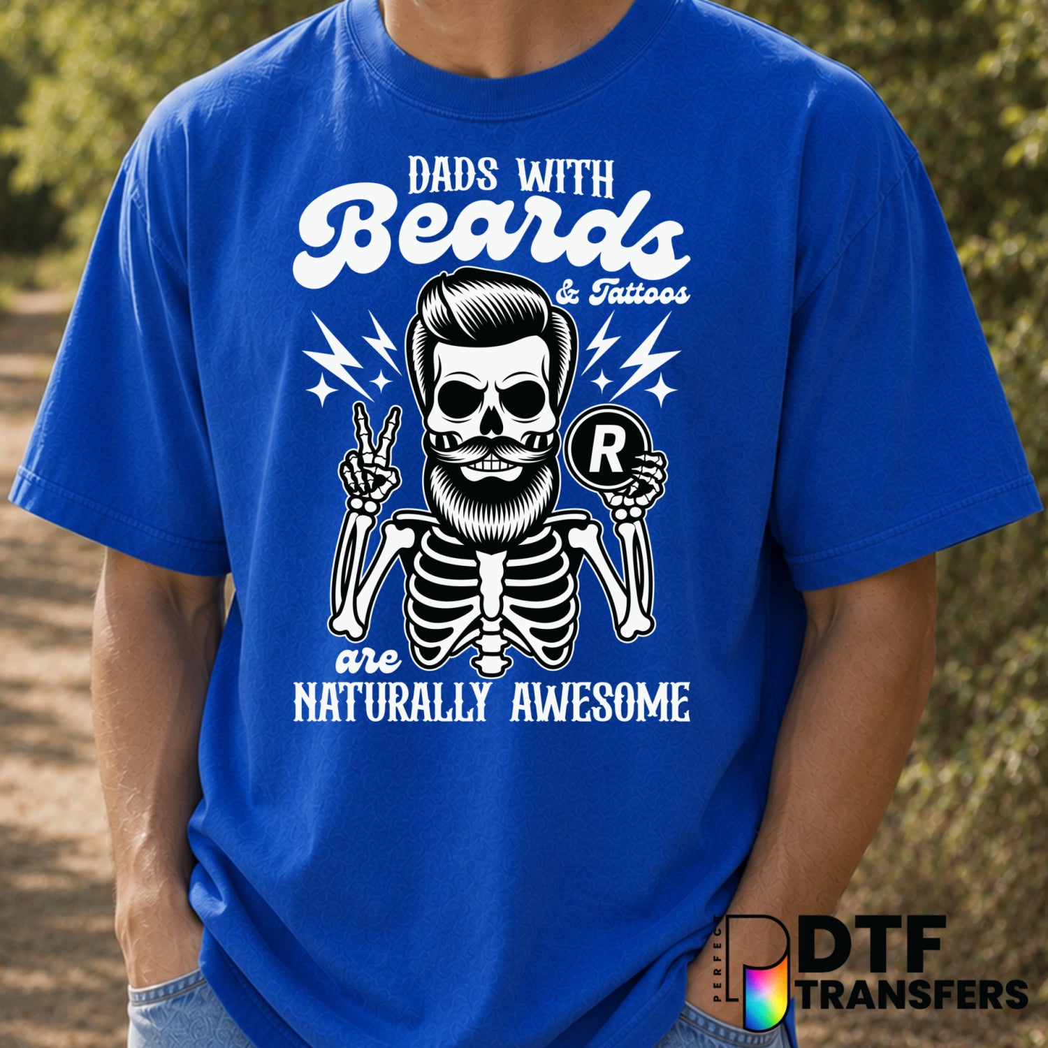 Dads With Beards and Tattoos – Father's Day DTF Transfer (view 1 of 2) – by Perfect DTF Transfers – Premade DTF Transfers...