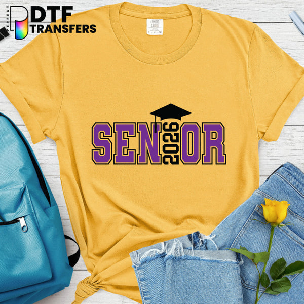 SENIOR 2026 Graduation Cap – Teacher DTF Transfer