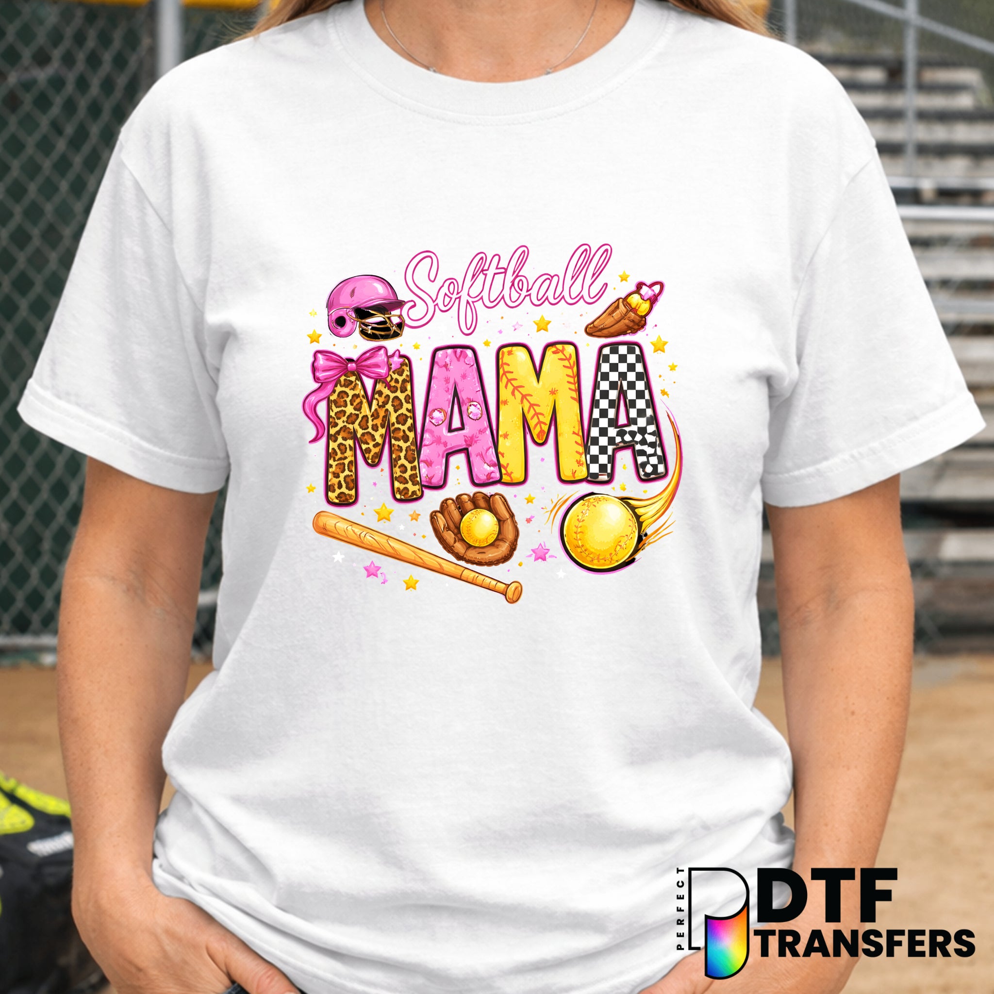Softball Mama – Softball DTF Transfer