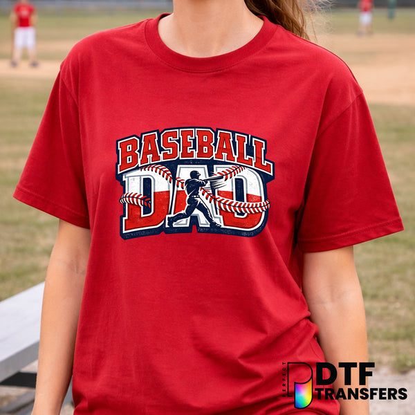 BASEBALL DAD – Baseball DTF Transfer