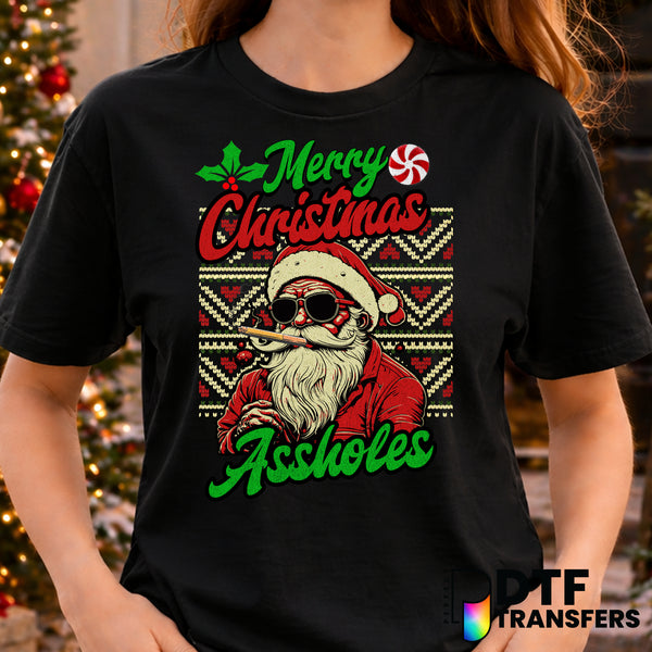 Merry Christmas Raunchy Santa – Christmas DTF Transfer