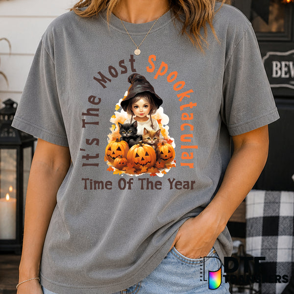 It's The Most Spooktacular Time Of The Year – Halloween DTF Transfer