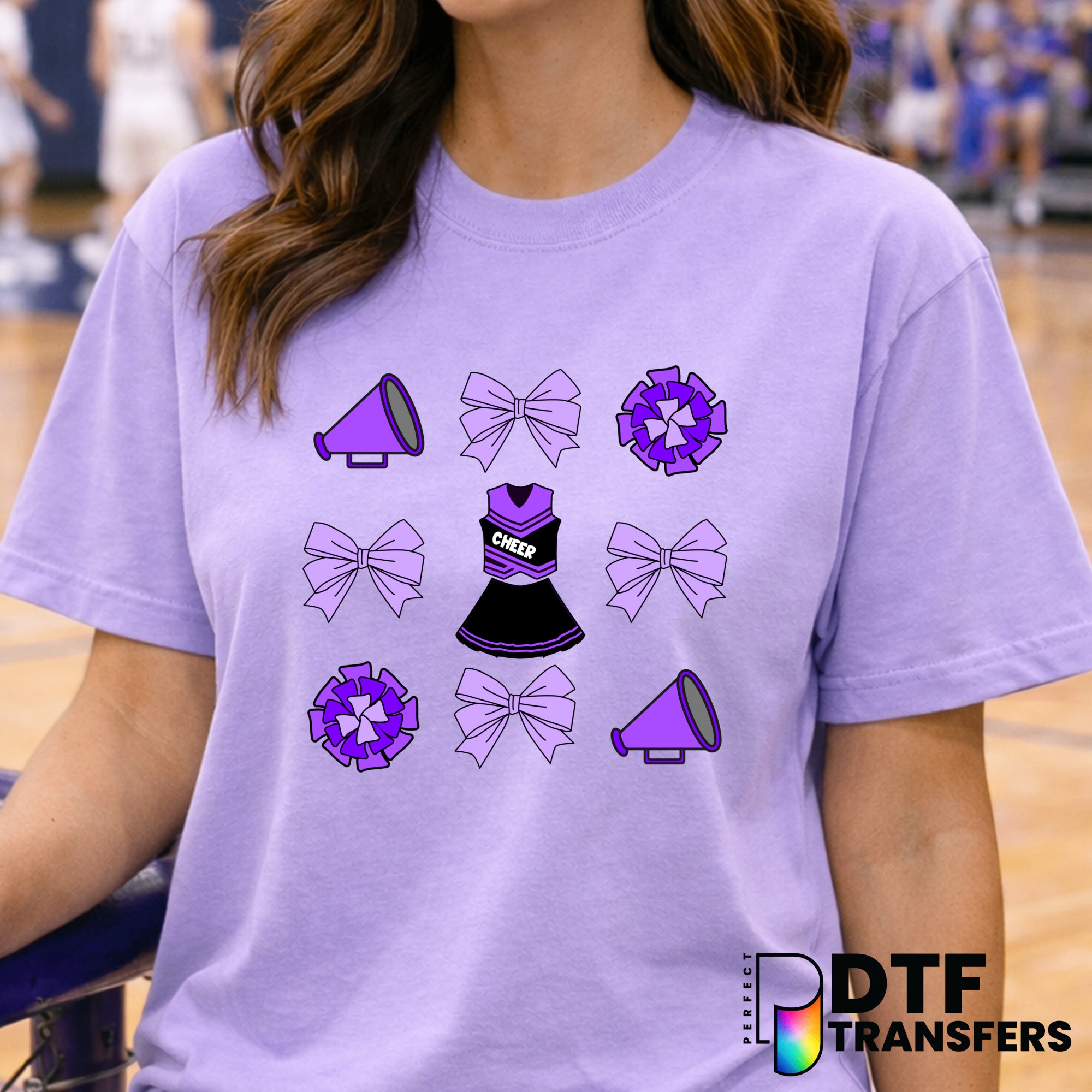 Cheer Mom Life – Cheerleading DTF Transfer