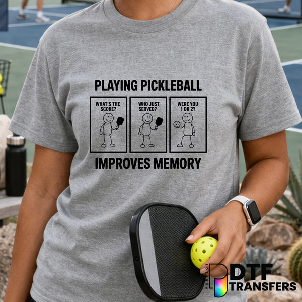 Playing Pickleball Improves Memory – Pickleball DTF Transfer