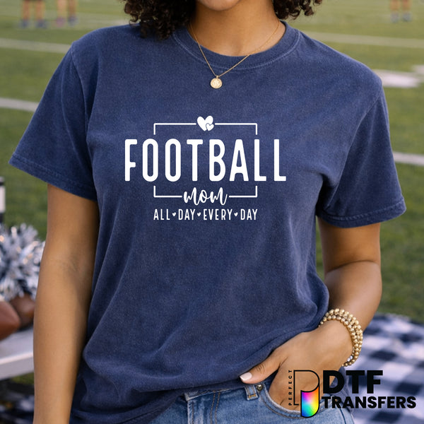 Football Mom All Day Every Day – Football DTF Transfer