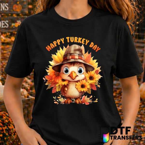 Happy Turkey Day – Thanksgiving DTF Transfer