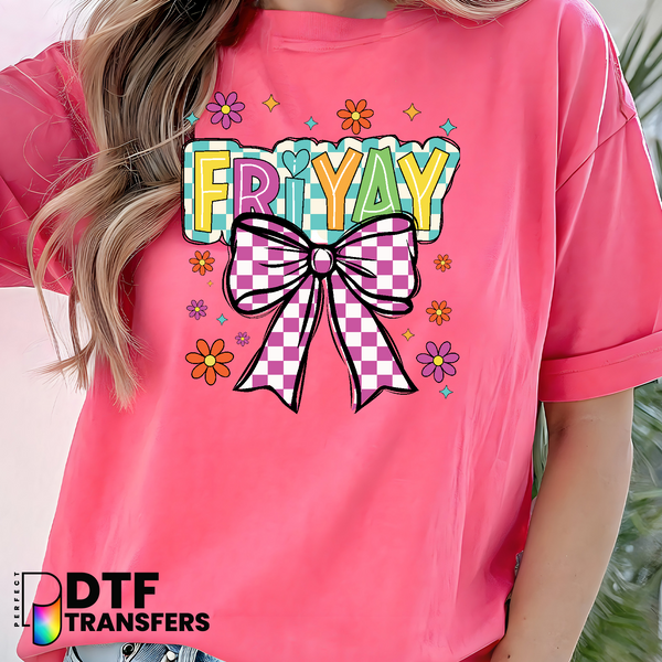 Retro FriYAY - Teacher – Teacher DTF Transfer