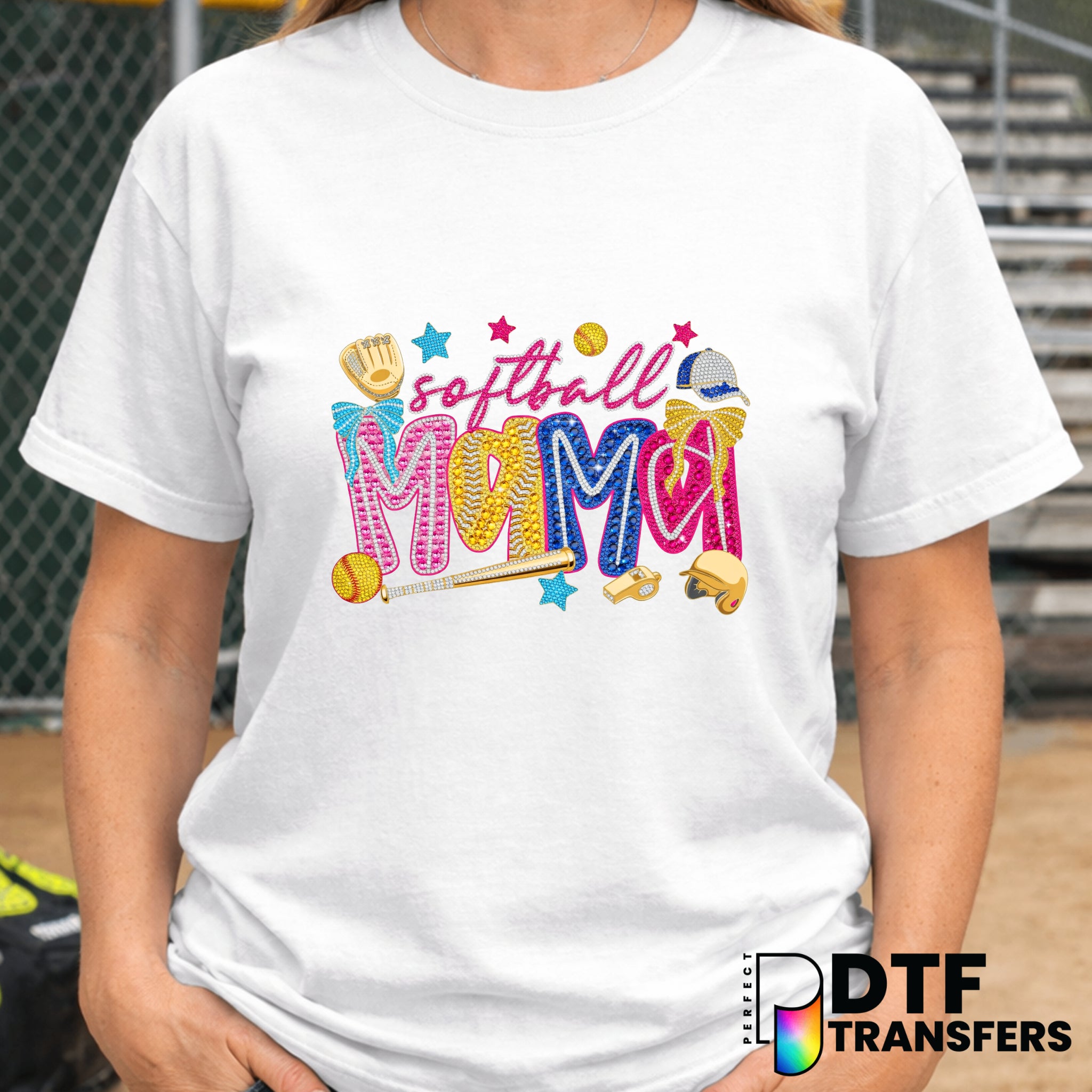 Softball Mama – Softball DTF Transfer