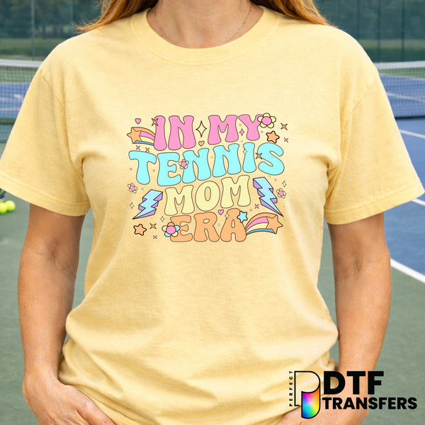 In My Tennis Mom Era – Tennis DTF Transfer