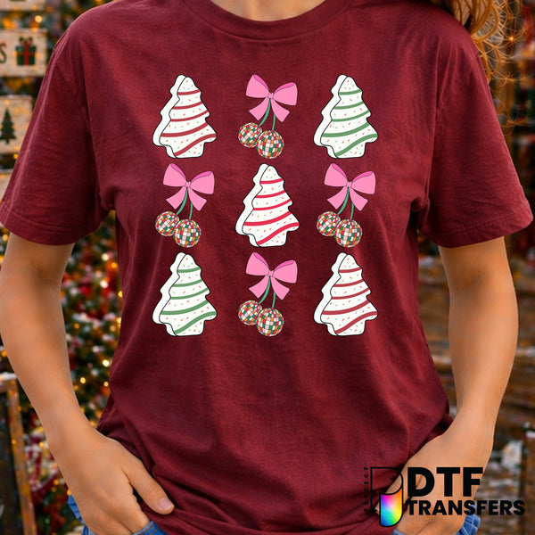 Christmas Tree Cake – Christmas DTF Transfer