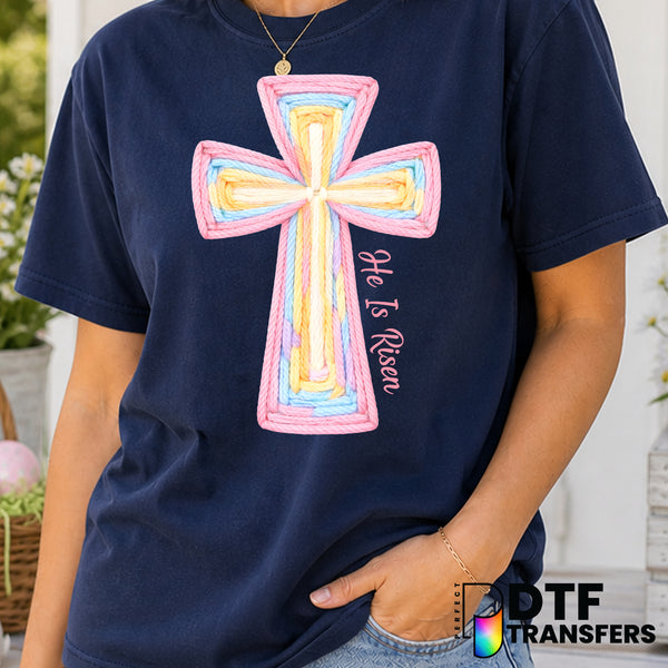 He Is Risen – Easter DTF Transfer