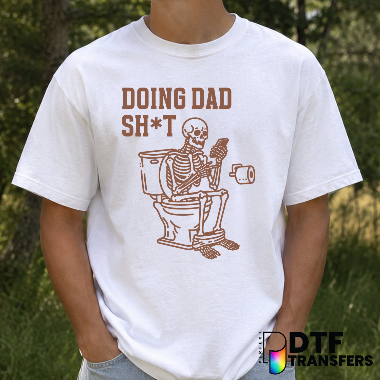 DOING DAD SHIT – Father's Day DTF Transfer – by Perfect DTF Transfers – Premade DTF Transfers – Father's Day, Dad