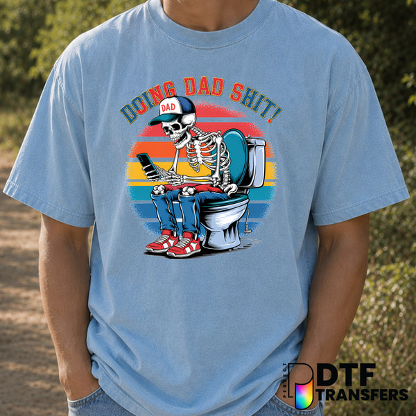 Doing Dad Shit – Father's Day DTF Transfer (view 1 of 2) – by Perfect DTF Transfers – Premade DTF Transfers – Father's Day...