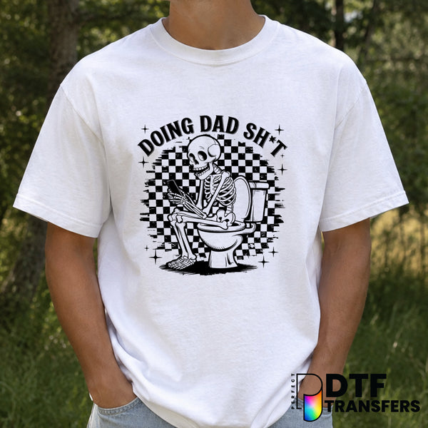 Doing Dad Shit – Father's Day DTF Transfer (view 2 of 2) – by Perfect DTF Transfers – Premade DTF Transfers – Father's Day...