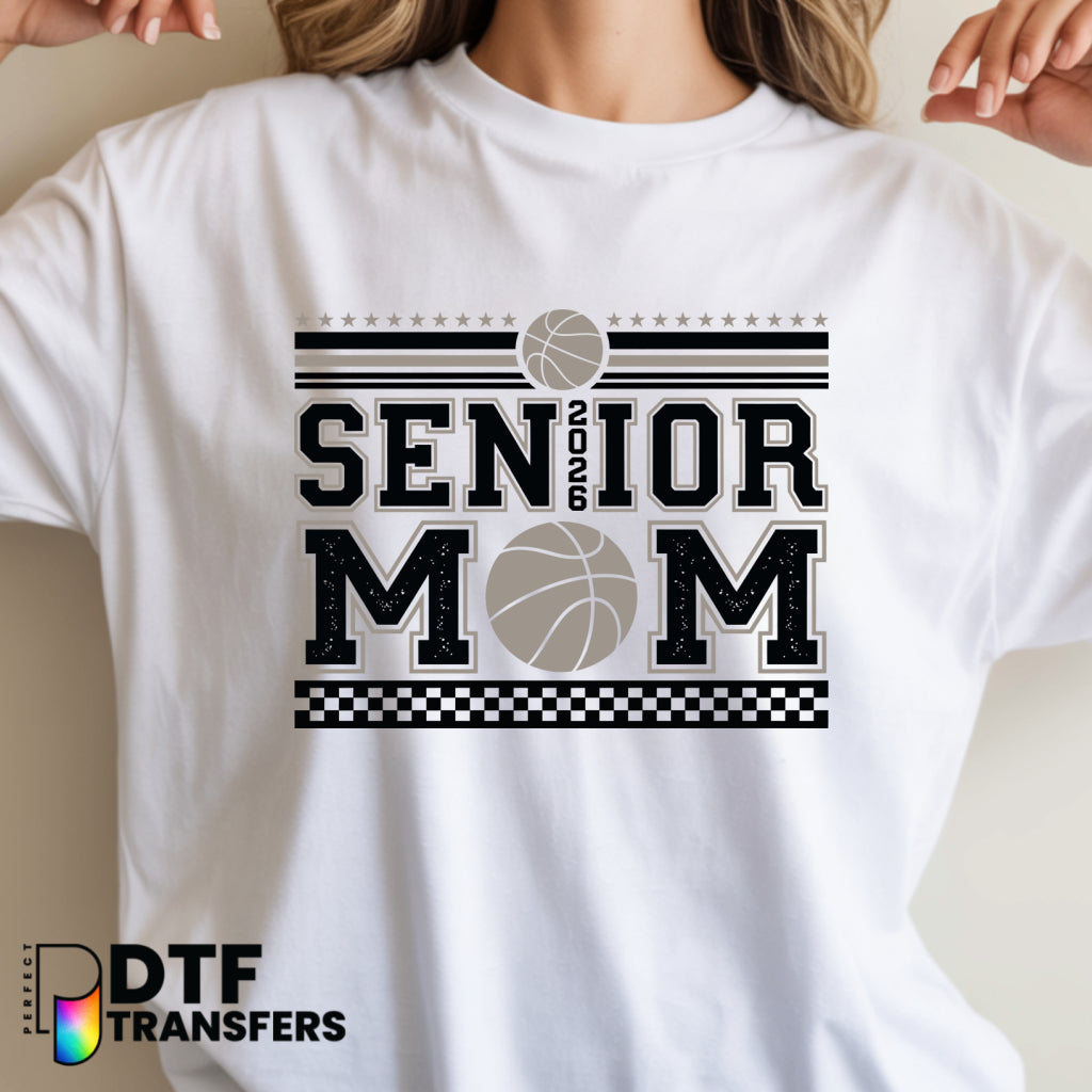 Basketball Senior Mom 2026 – Teacher DTF Transfer