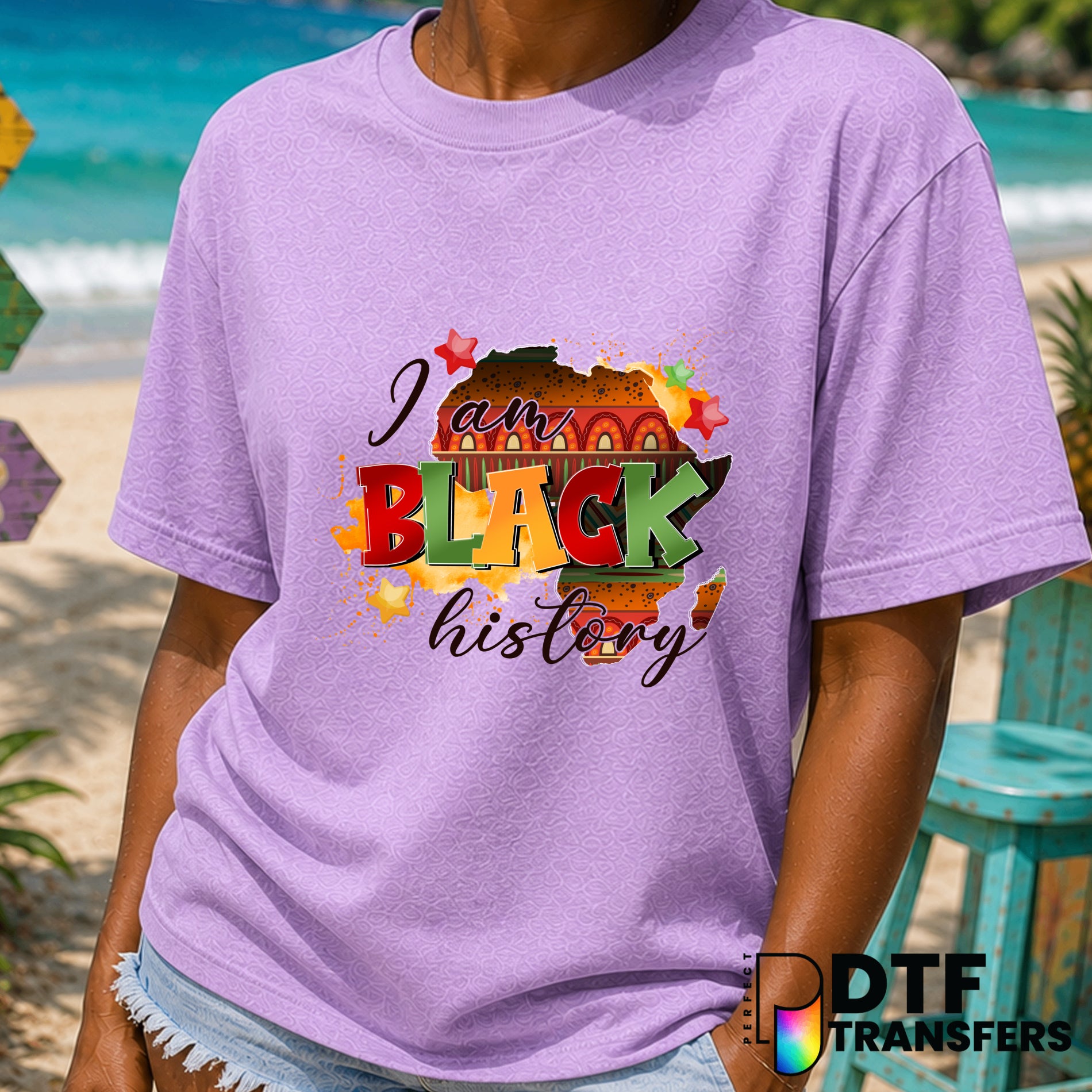 I am Black History – Black History Month DTF Transfer