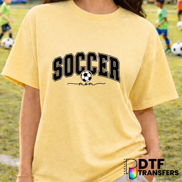 SOCCER MOM – Soccer DTF Transfer