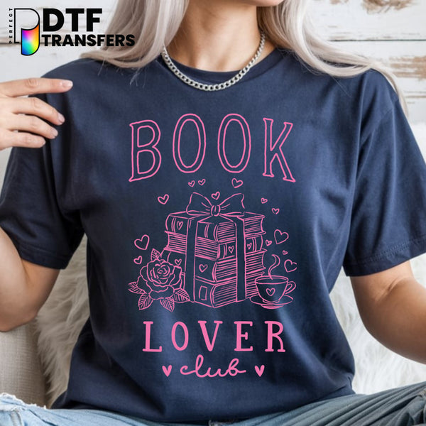 BOOK LOVER CLUB – Teacher DTF Transfer