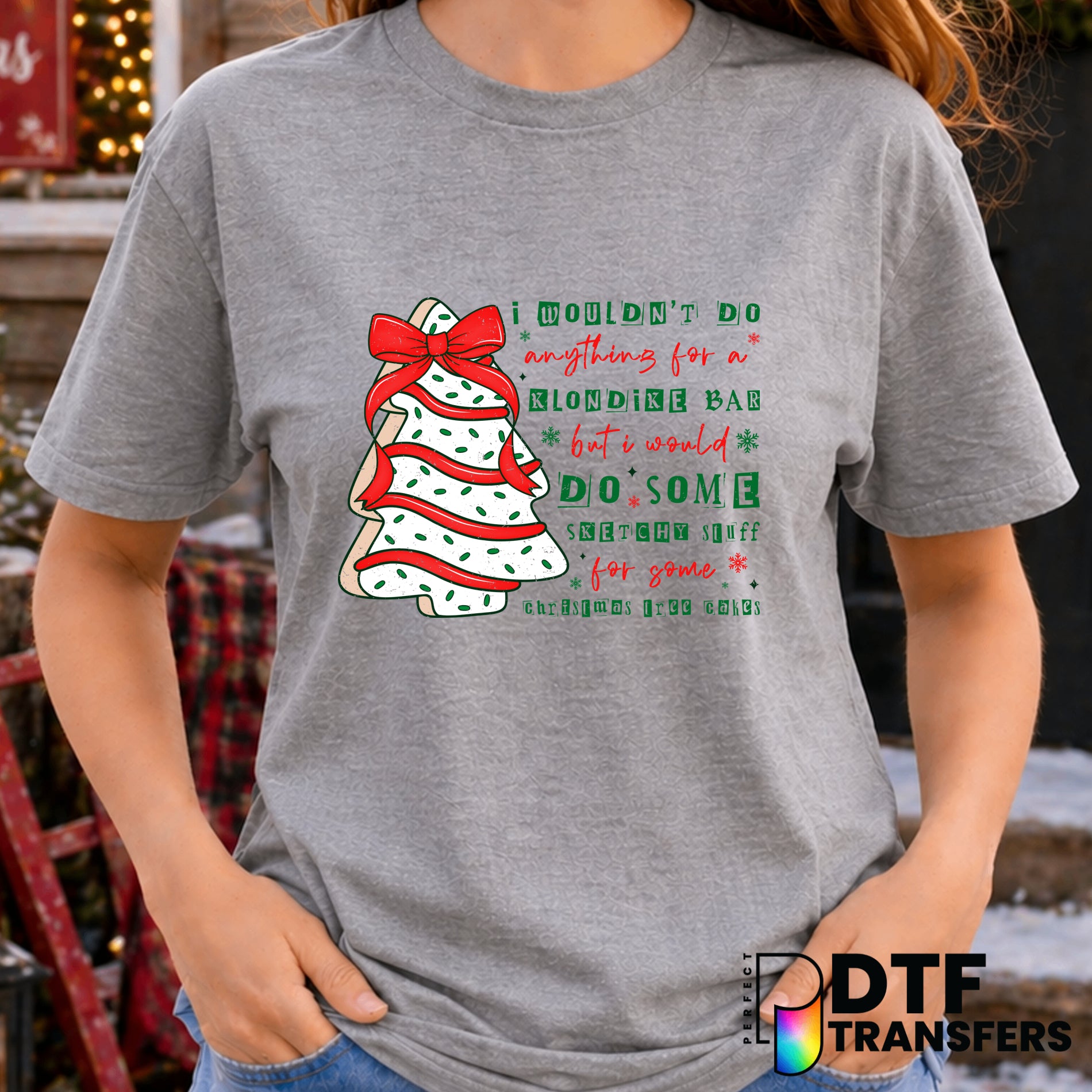 Christmas Cake – Christmas DTF Transfer