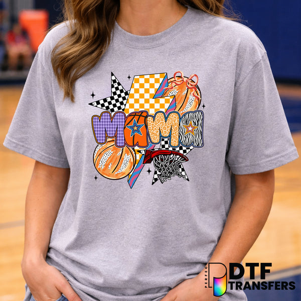 RETRO BASKETBALL MAMA – Basketball DTF Transfer