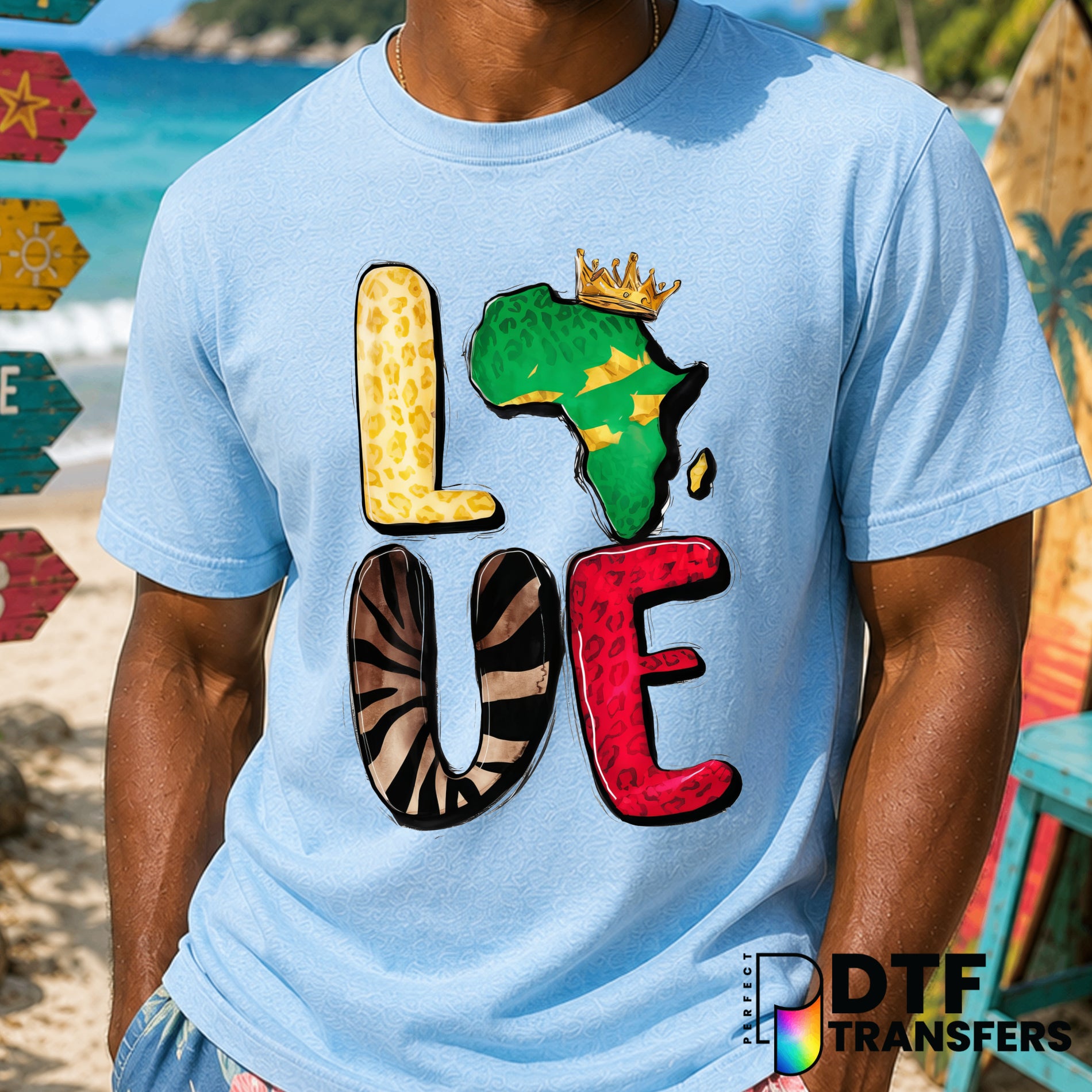 LOVE Juneteenth Black History – DTF Transfer